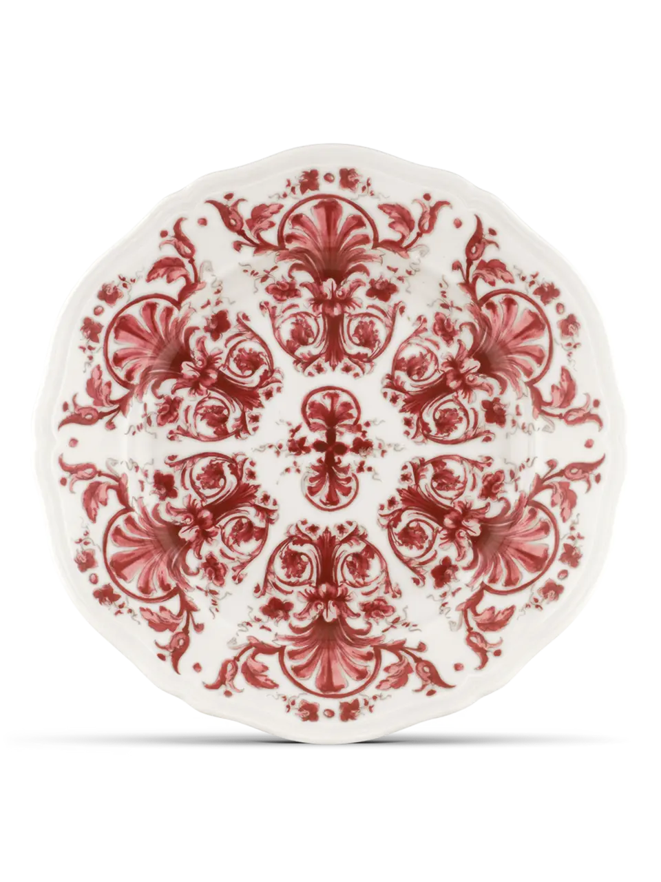 Babele Rosso Flat Dinner Plate