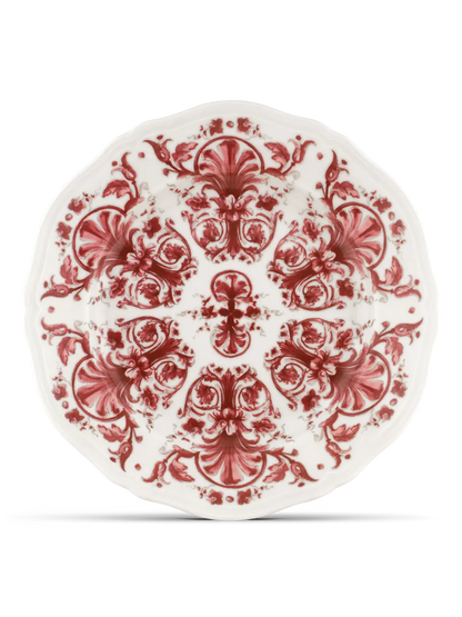 Babele Rosso Flat Dinner Plate