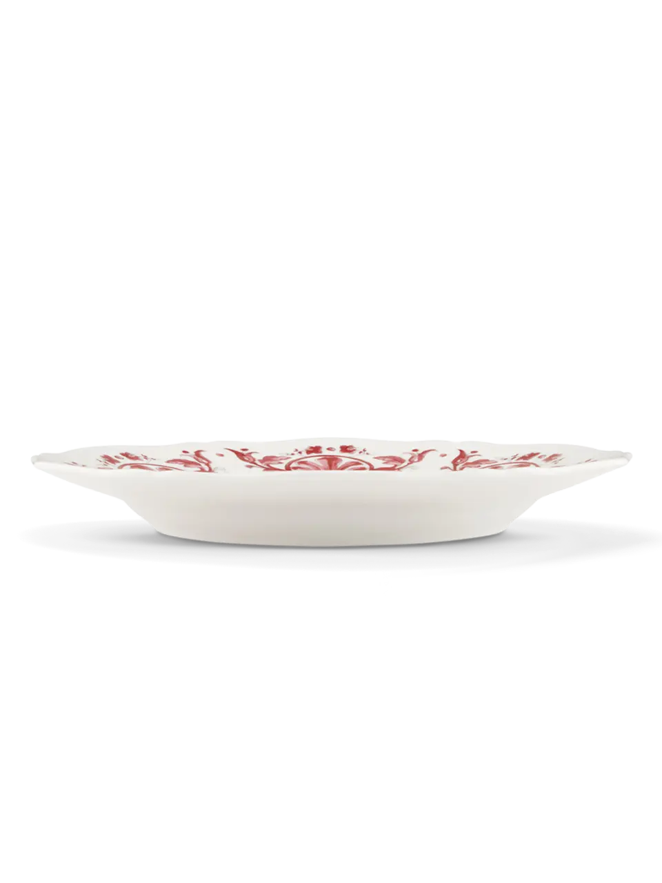 Babele Rosso Flat Dinner Plate