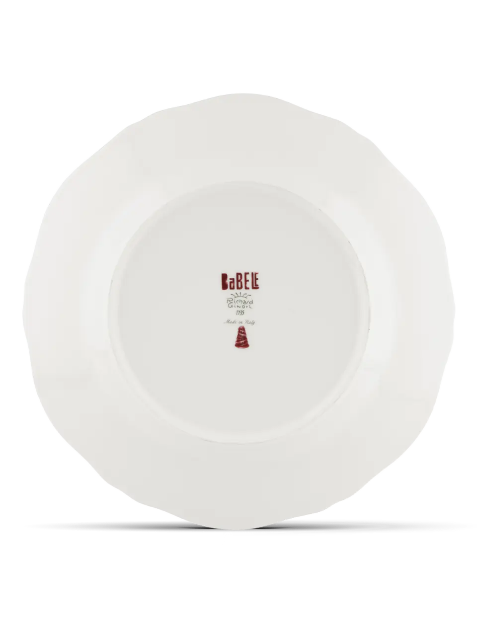 Babele Rosso Flat Dinner Plate