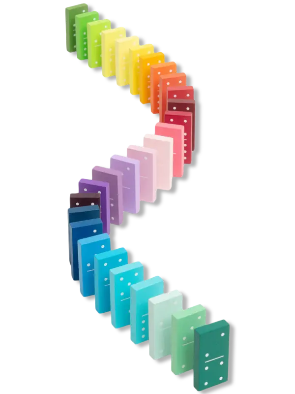 Gradient Dominoes