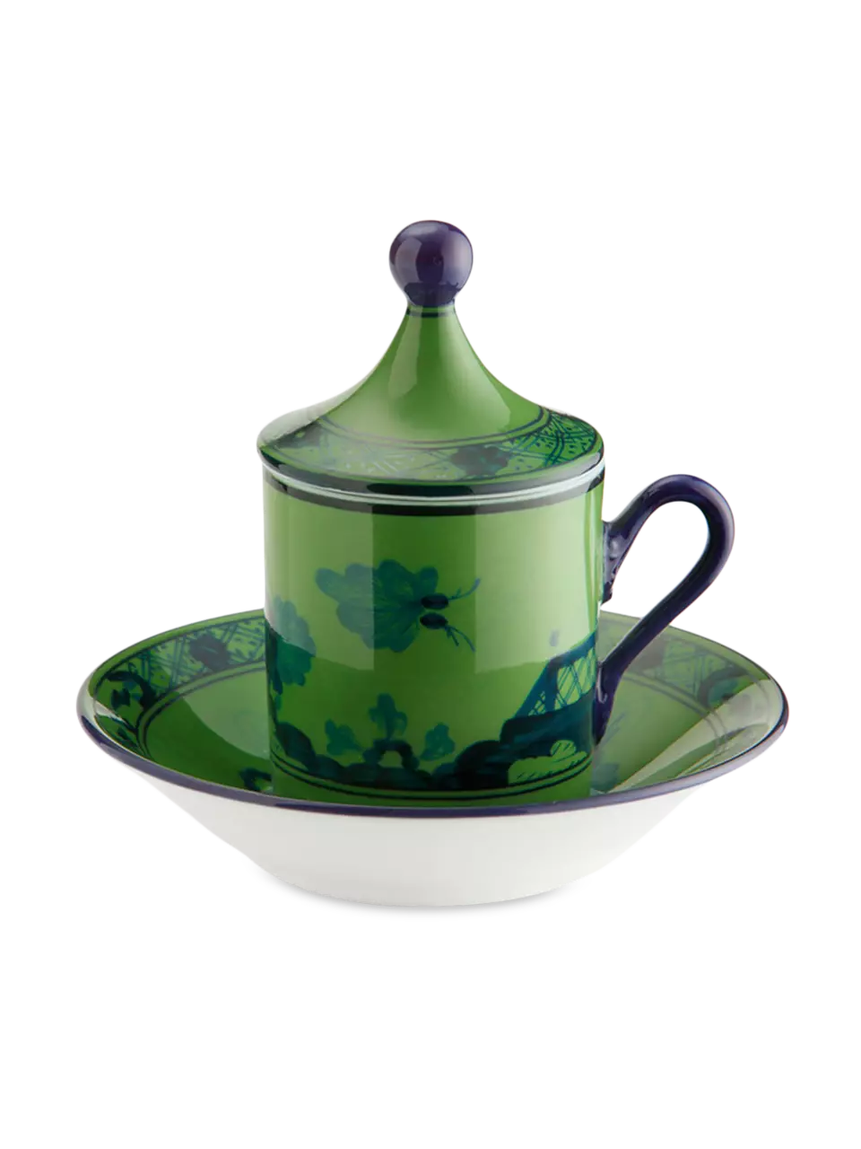 Oriente Italy Malachite Tete A Tete Coffee Set