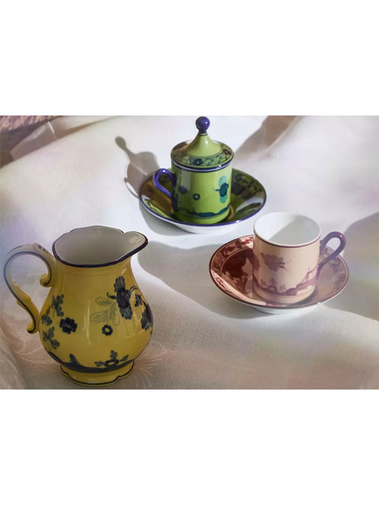 Oriente Italy Malachite Tete A Tete Coffee Set