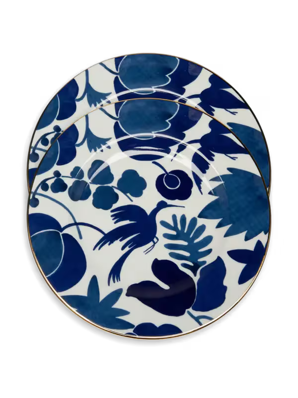 Set of Wildbird Dinner Plates