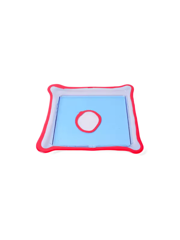 Fish Design  Square Medium Tray