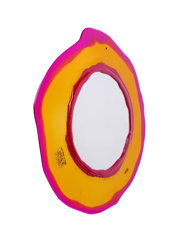 Fish Design Round L Mirror