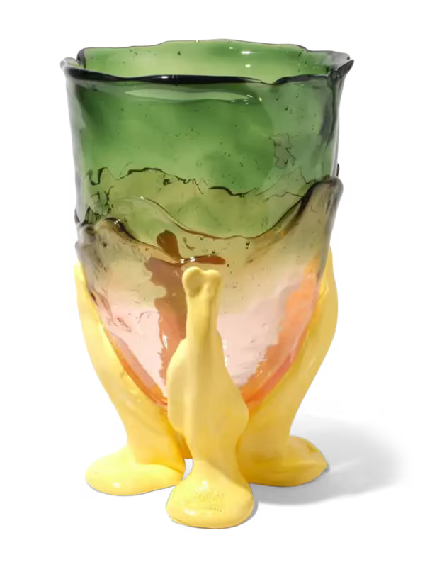 Fish Design Clear Extra Colour Vase