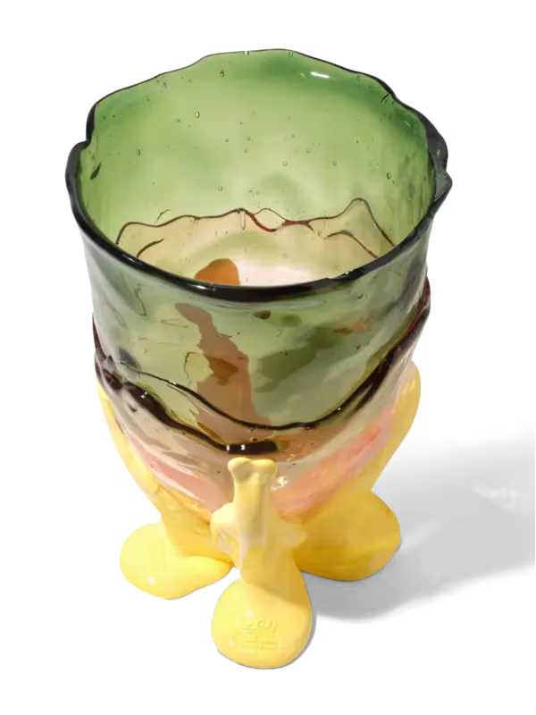 Fish Design Clear Extra Colour Vase