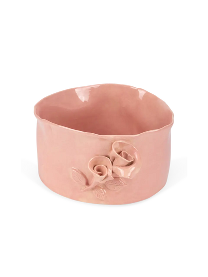 Flower Crafted Salad Bowl