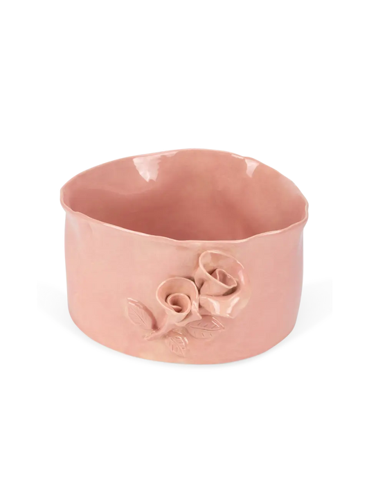 Flower Crafted Salad Bowl