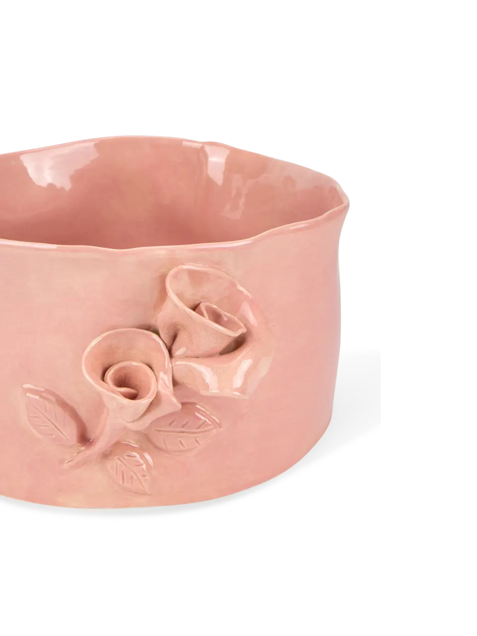 Flower Crafted Salad Bowl