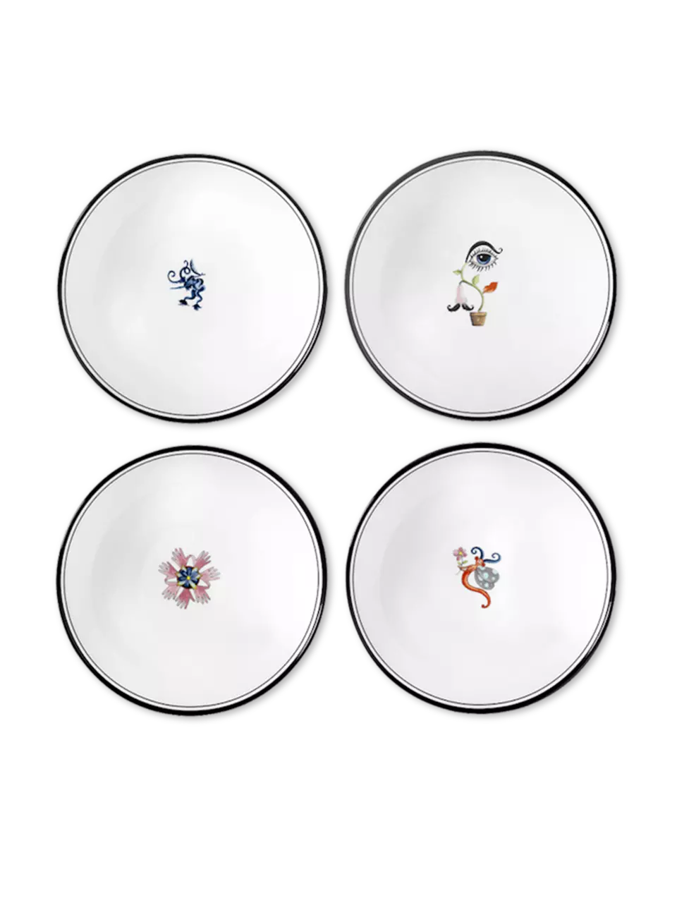 Arcadia Set Of 4 Fruit Bowl