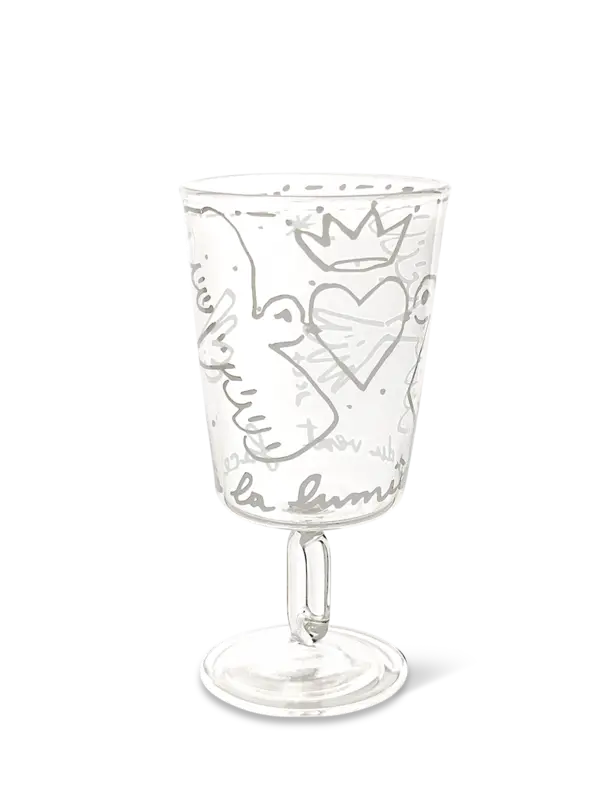 Tall Glass Dove