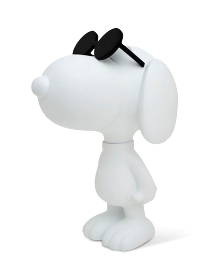 Snoopy Sun Mat White & Glossy Black