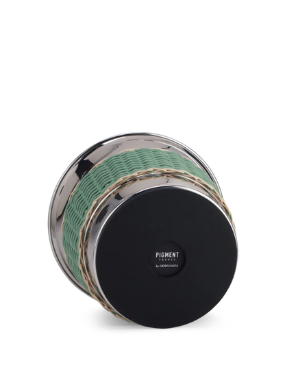 Menton Leather Rattan Bottle Bucket