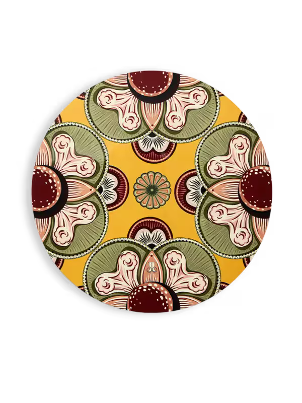 Set of 2 Nucleus Saffron Placemats