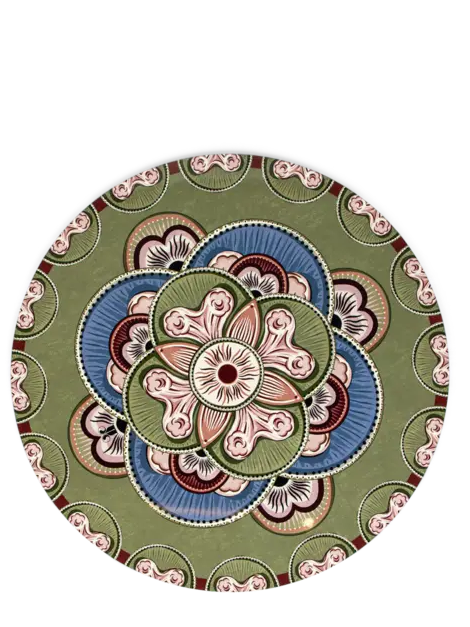 Set of 2 Disk Placemats