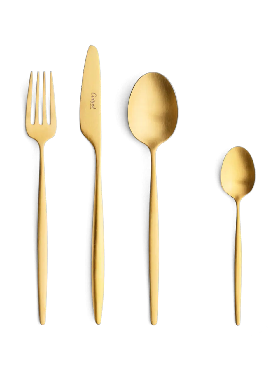 Solo Matte Gold 24 Pcs Cutlery Set