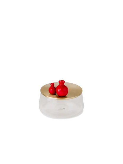 Pomegranate Red Candy Jar