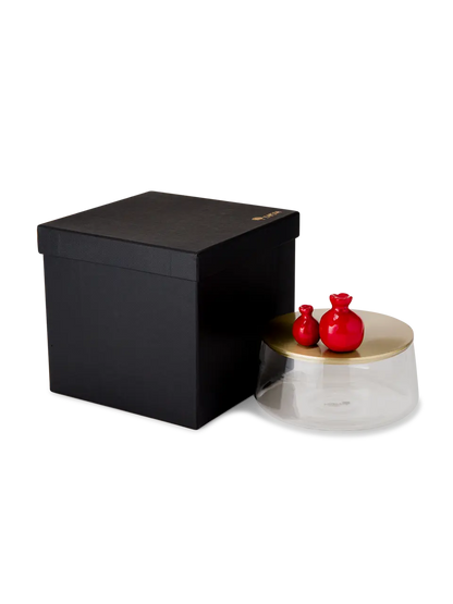 Pomegranate Red Candy Jar