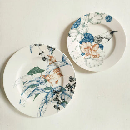 Bird Song Polychrome Dessert Plate #1