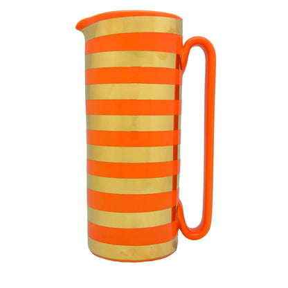 Serlio Gondoliere Gold & Orange Pitcher