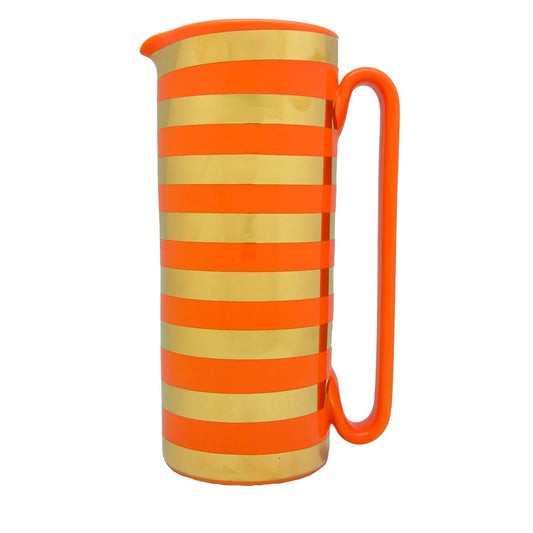 Serlio Gondoliere Gold & Orange Pitcher