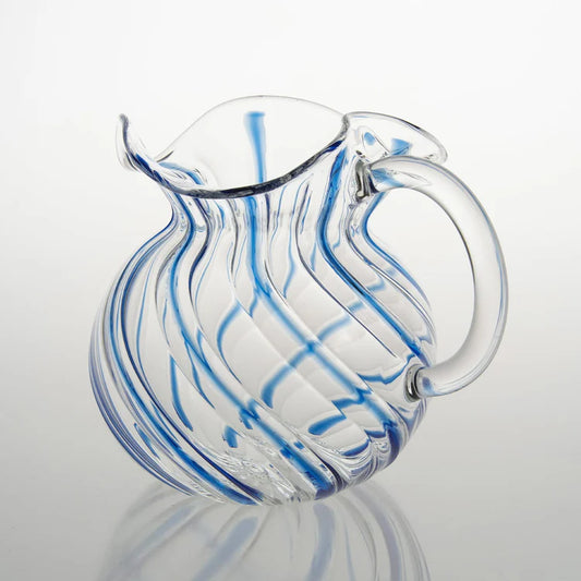 Torcello Blue Torchon Pitcher