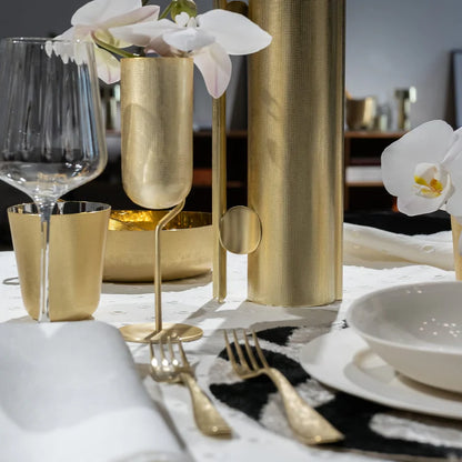 Velvet 1 Light Gold Brass Flute