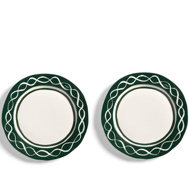 Festivo Porcelain Plate Medium Set of 2