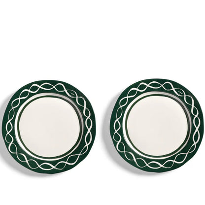 Festivo Porcelain Plate Medium Set of 2