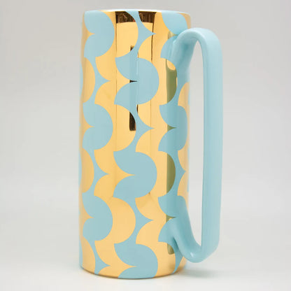 Serlio Cicappa Gold 24K & Blue Carafe