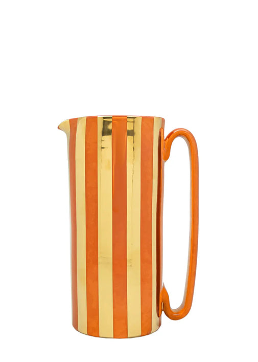 Serlio Mercante Gold 24K & Orange Carafe