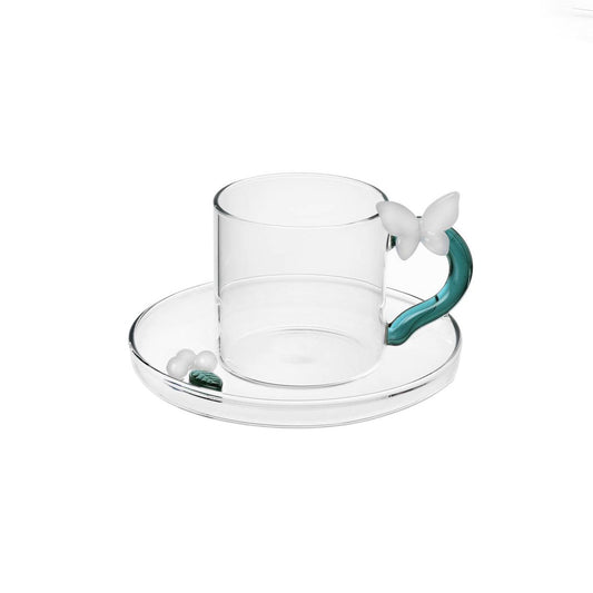 coffee cup w/saucer Butterfly