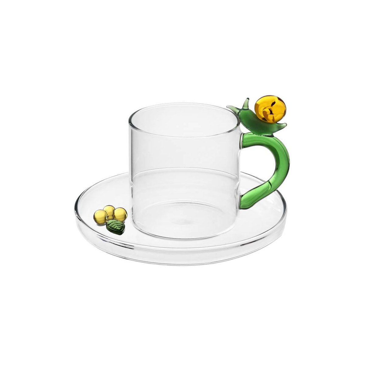 coffee cup w/saucer Snail