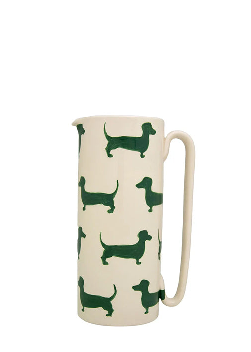 Serlio Bassotti Green Ceramic Carafe