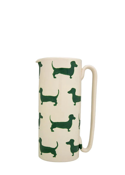 Serlio Bassotti Green Ceramic Carafe