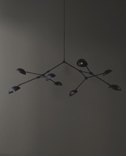 Drop Chandelier Black