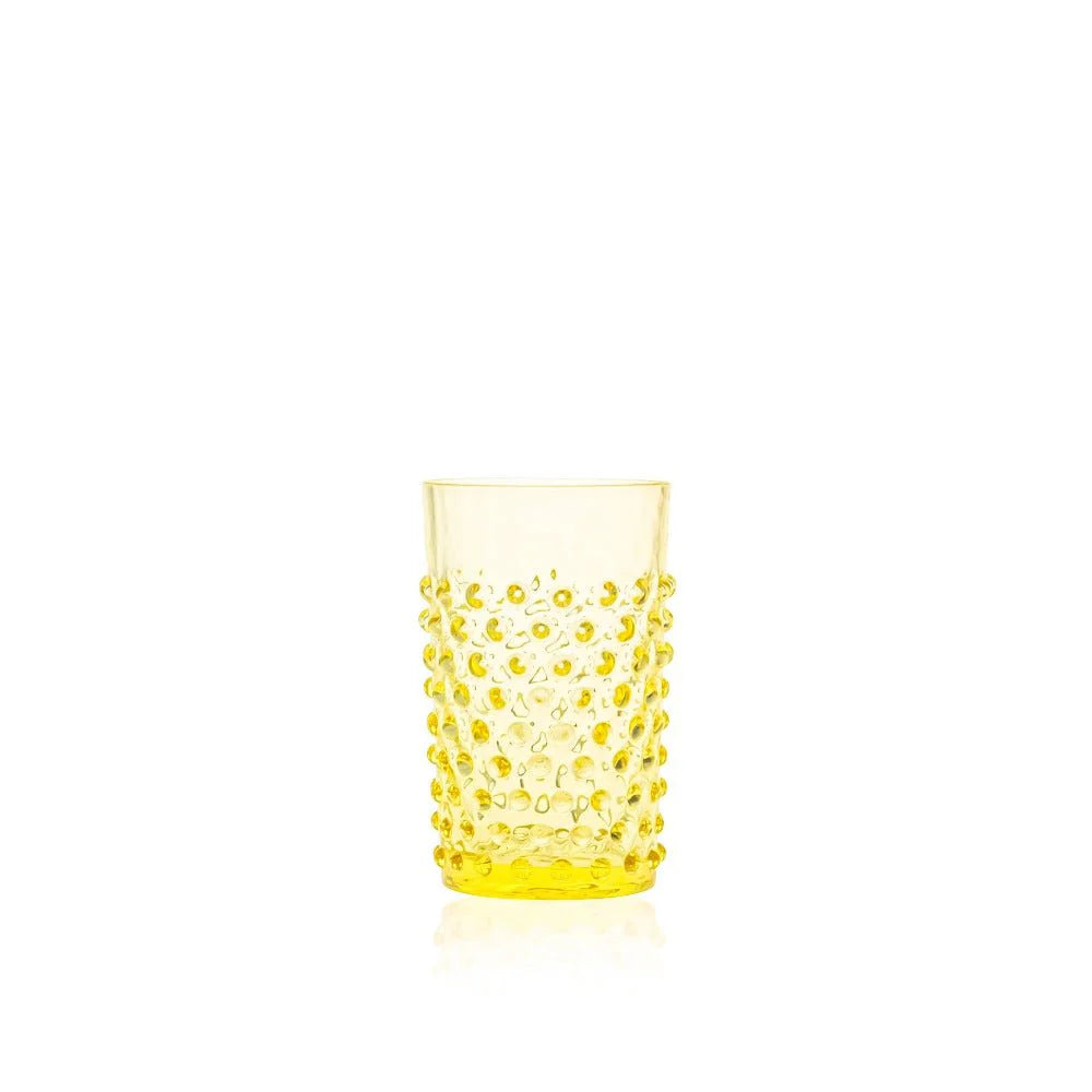 Citrine Hobnail Tumblers Set of 4
