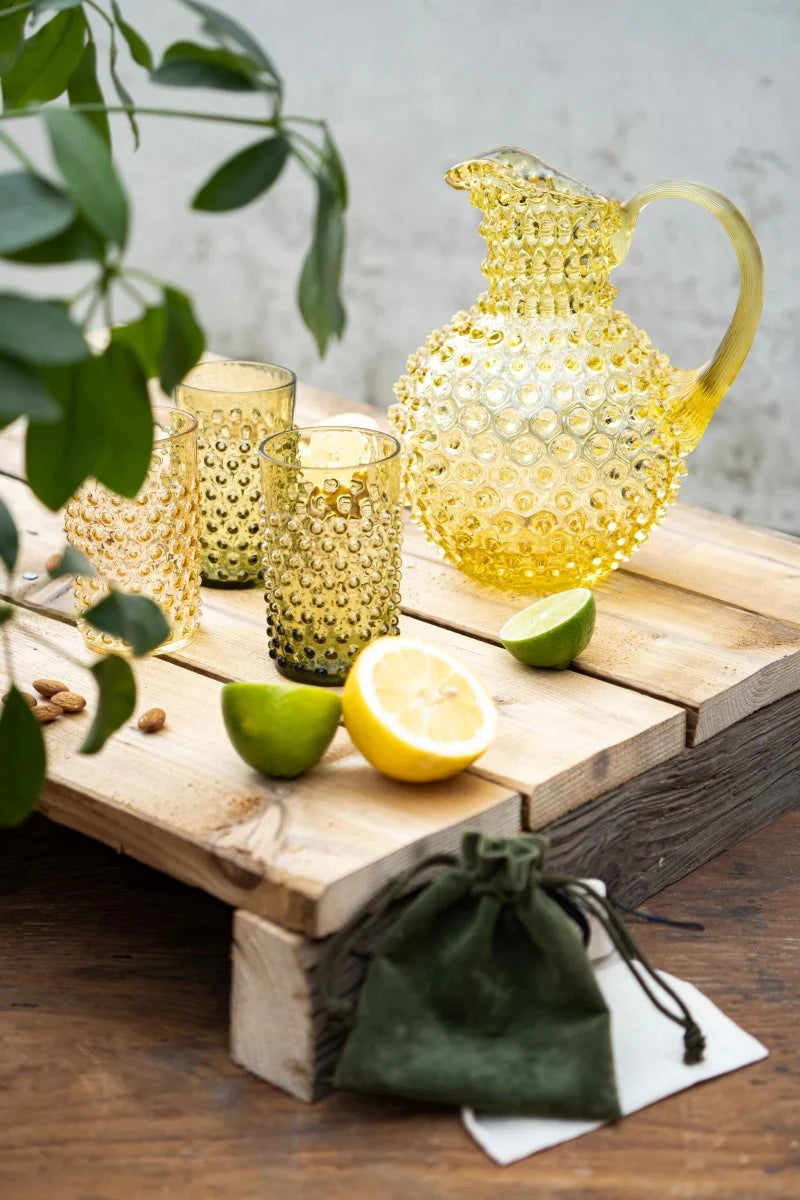 Citrine Hobnail Jug 2L