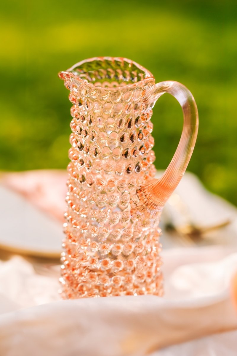 Rosaline Hobnail Pitcher 1L