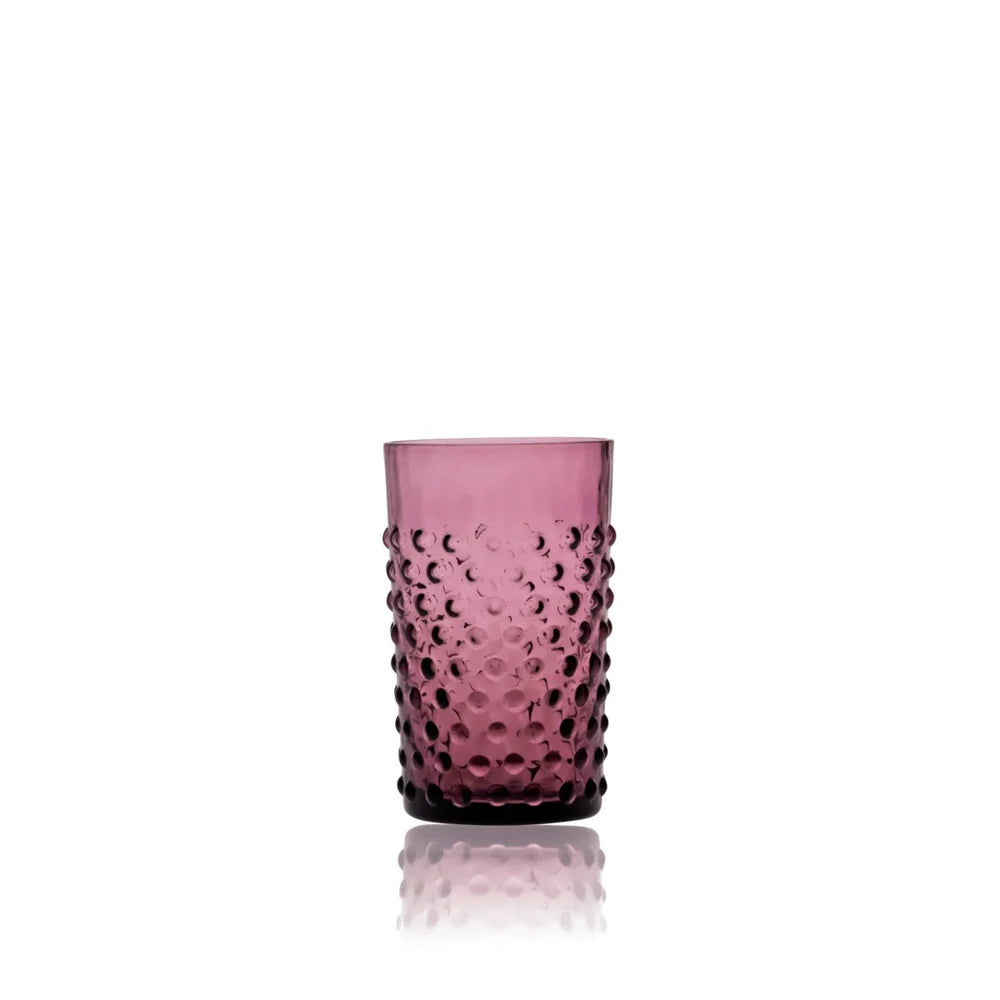 Violet Hobnail Tumblers Set of 4