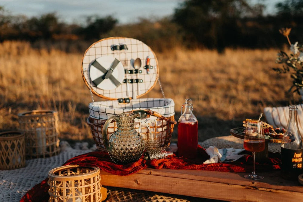 Olive Green Hobnail Jug 1L