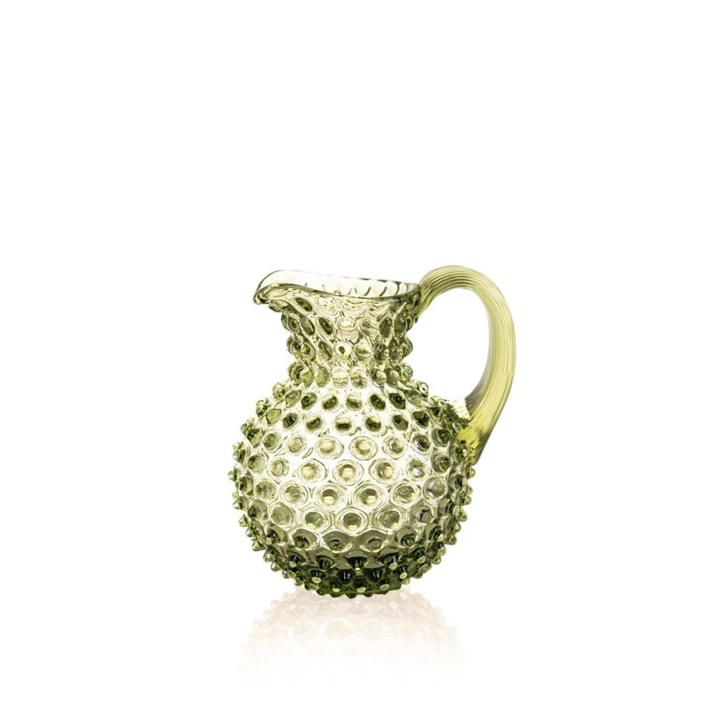 Olive Green Hobnail Jug 1L