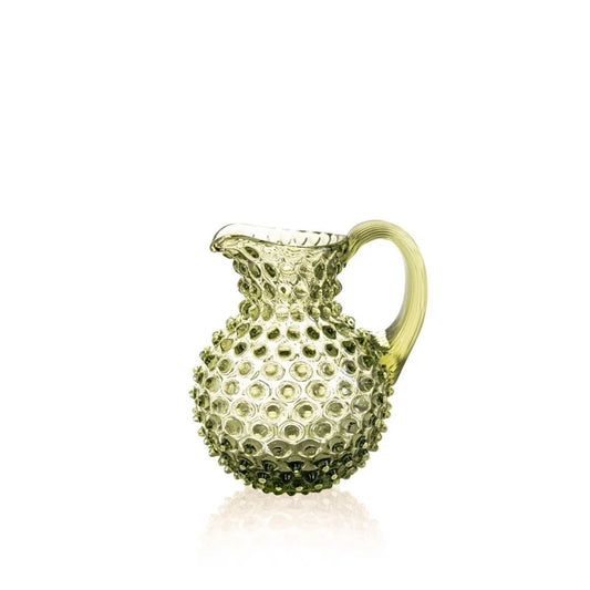 Olive Green Hobnail Jug 1L
