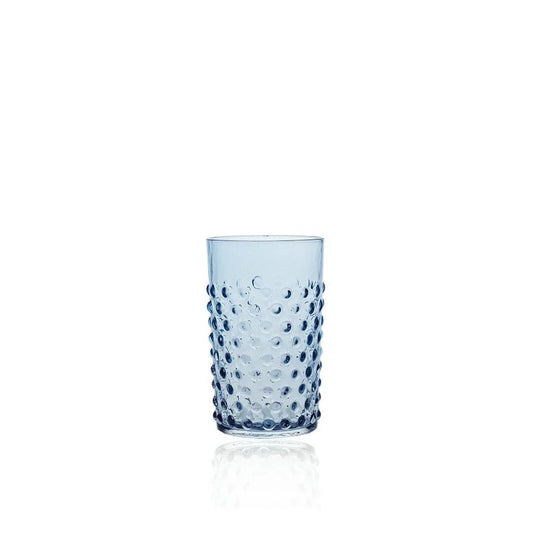 Blue Smoke Hobnail Tumblers set of 4