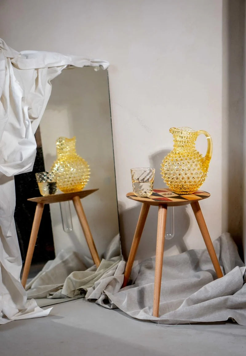 Citrine Hobnail Jug 2L