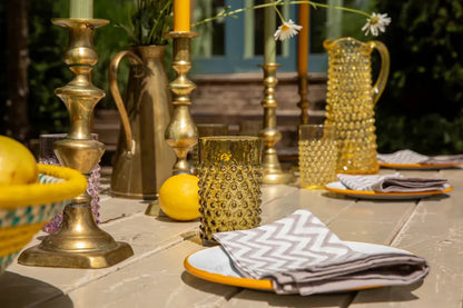 Citrine Hobnail Tumblers Set of 4