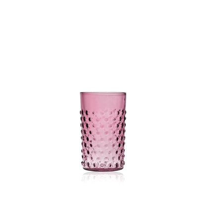 Underlay Violet Hobnail Tumblers set of 4