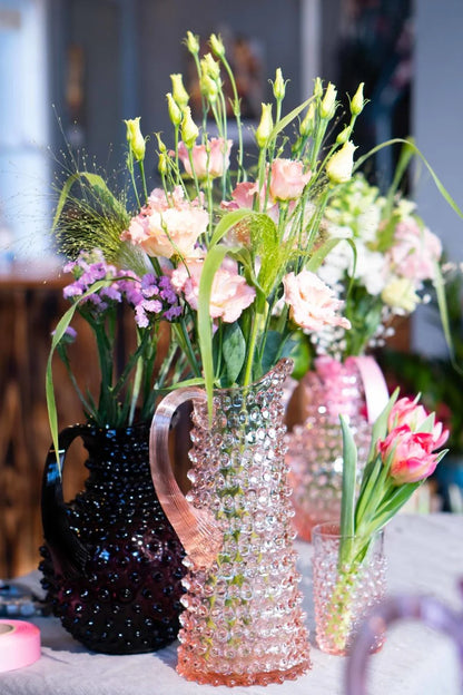 Rosaline Hobnail Pitcher 1L